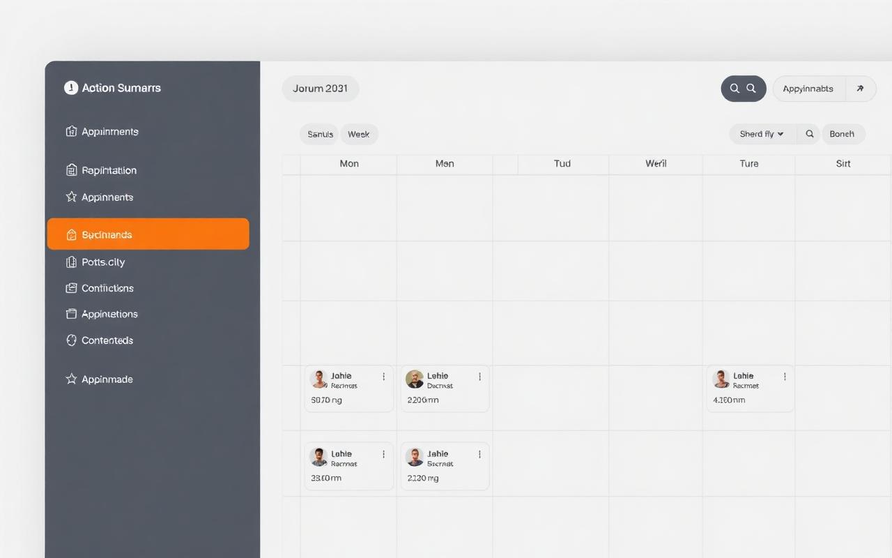 Custom client booking and scheduling portal